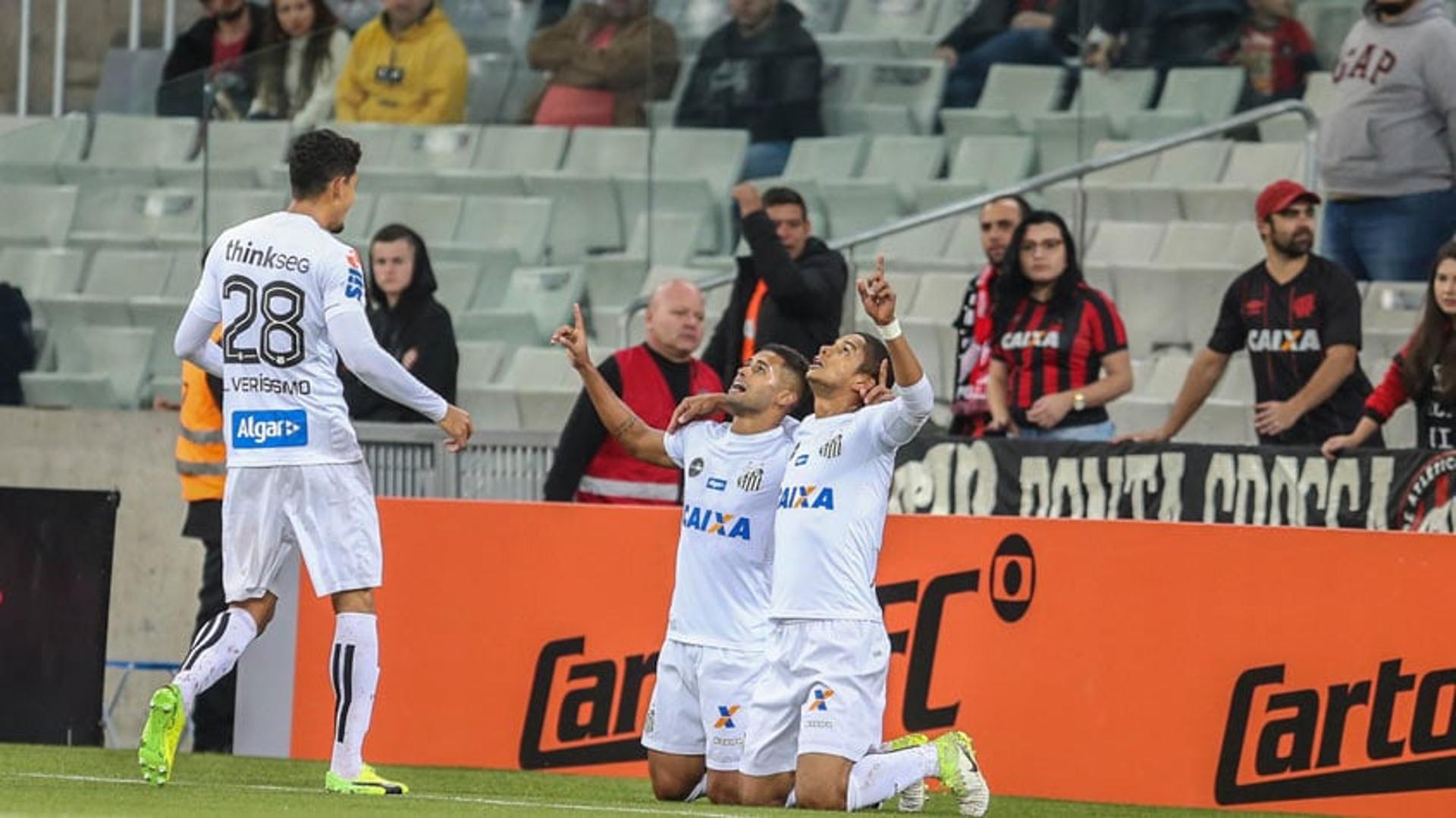 Atlético-PR 0x2 Santos