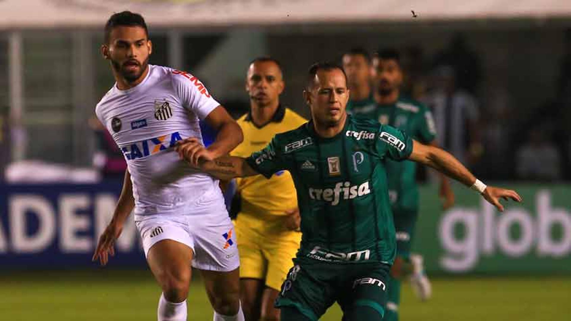 Palmeiras x Santos é o clássico regional da próxima rodada. Equipes ocupam o G4 do Brasileiro (Peixe em segundo com 44 e Verdão em quarto com 43) e ainda sonham com o título desta temporada