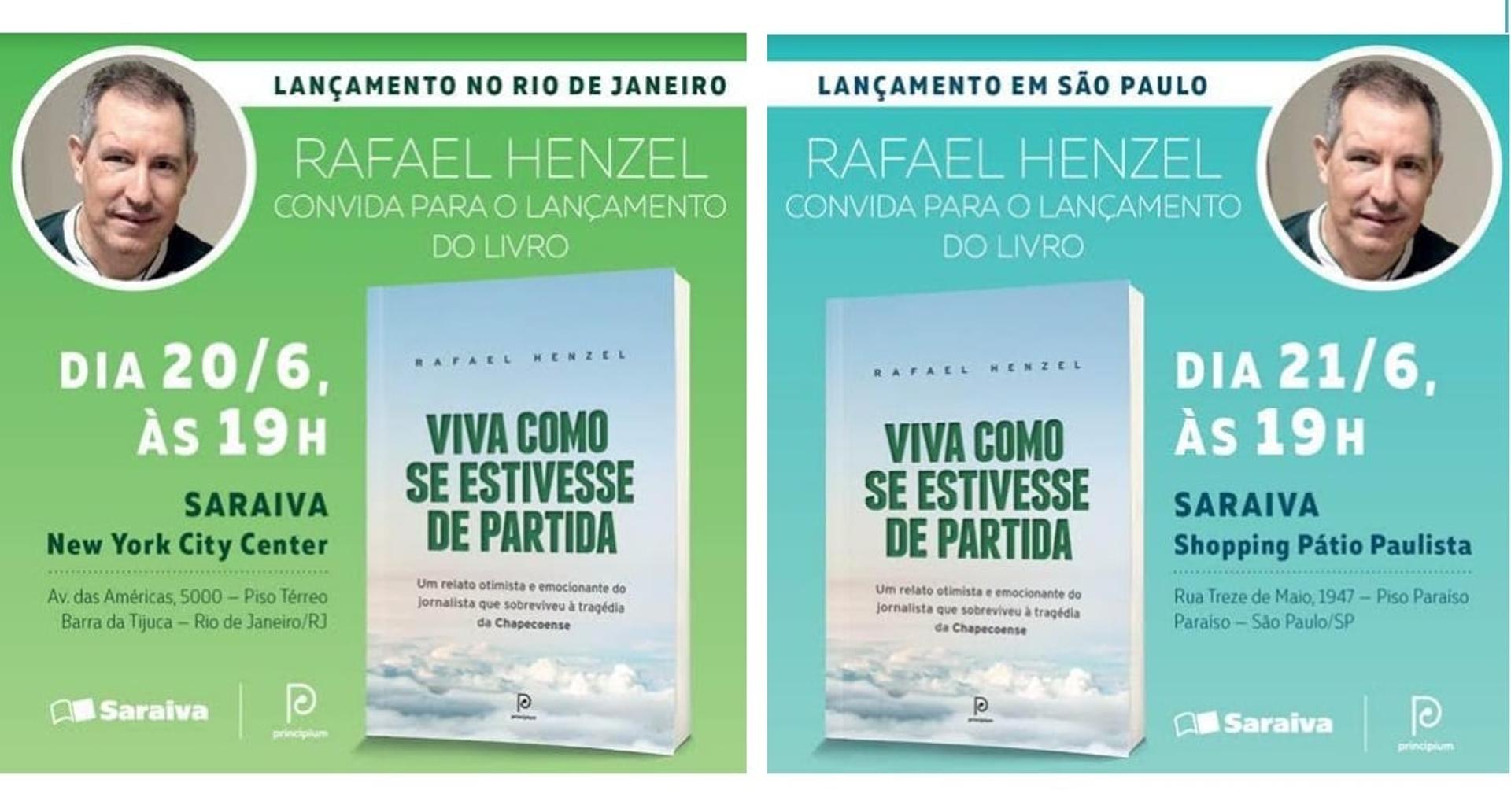 Lançamento livro Rafael Henzel