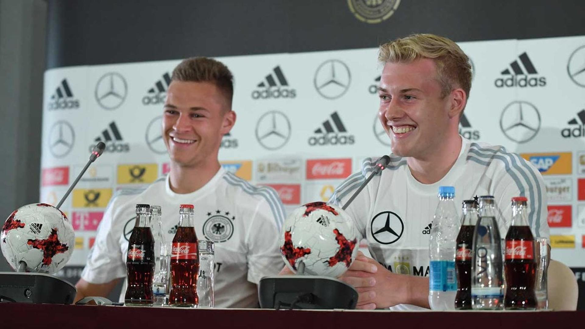 Kimmich e Brandt - Coletiva Alemanha