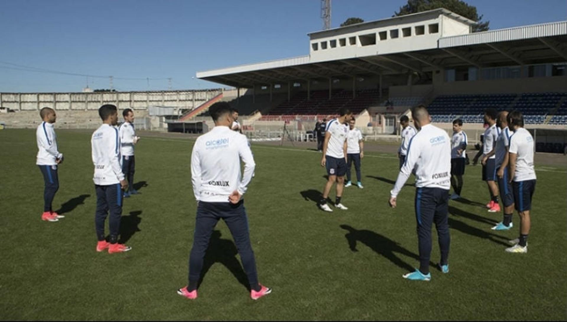 Treino do Corinthians no Paraná