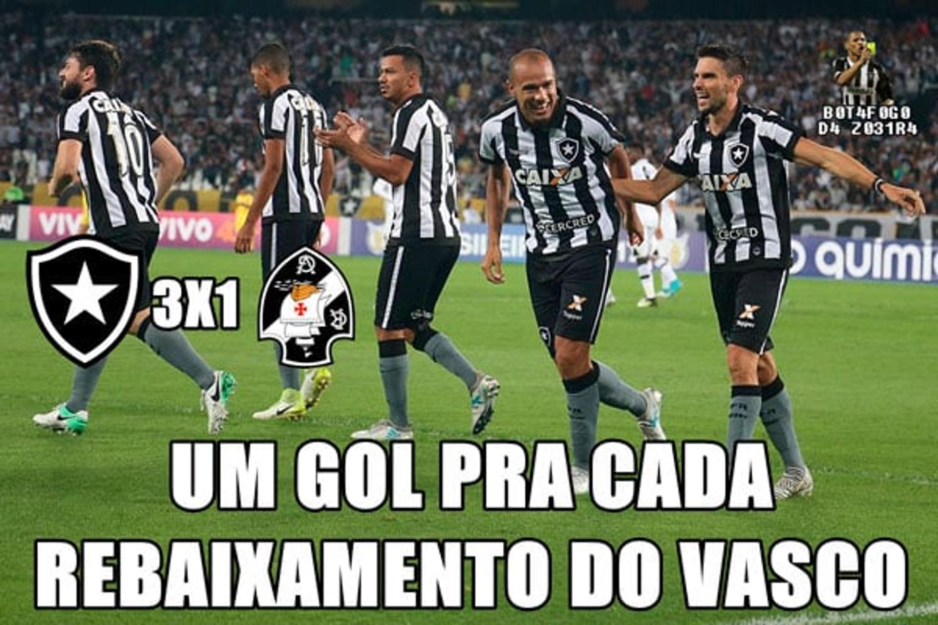 Vitória no clássico fez a alegria dos botafoguenses na web