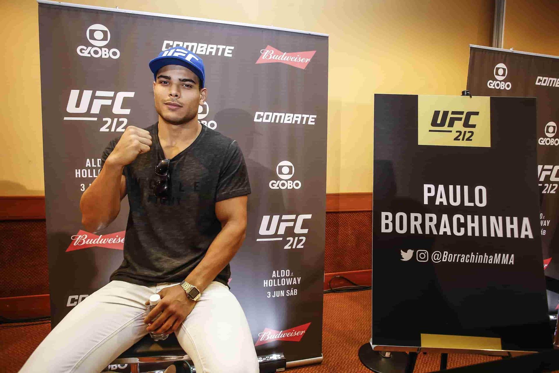 Paulo Borrachinha é atleta peso-médio do UFC