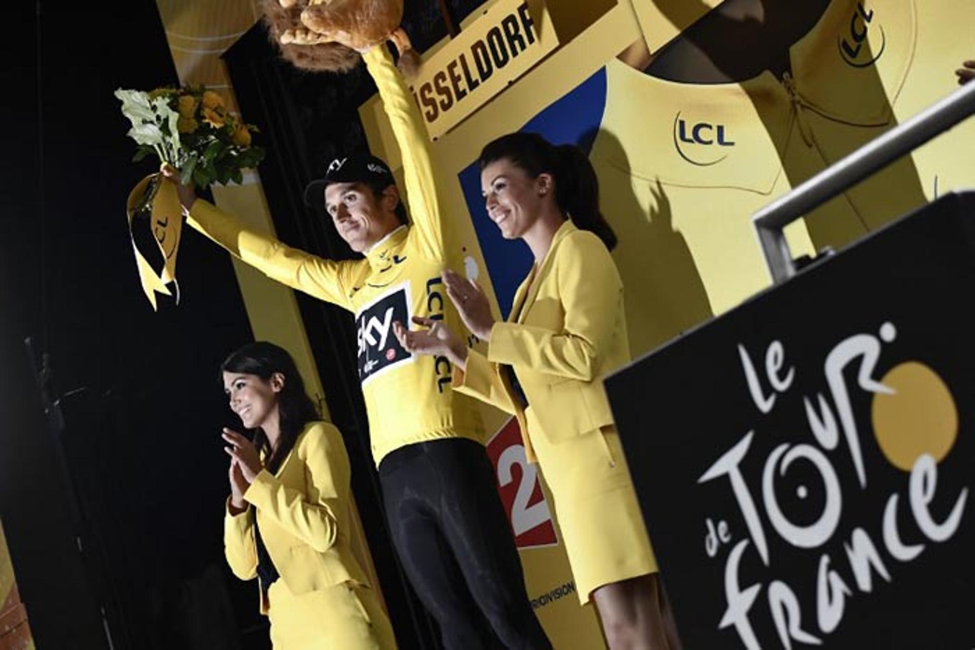 Geraint Thomas, que venceu a Volta da França.