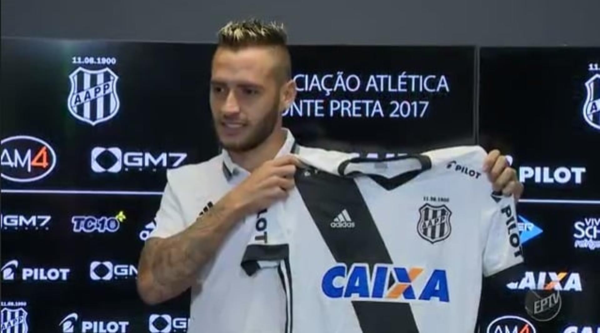 Jean Patrick é apresentado pela Ponte Preta