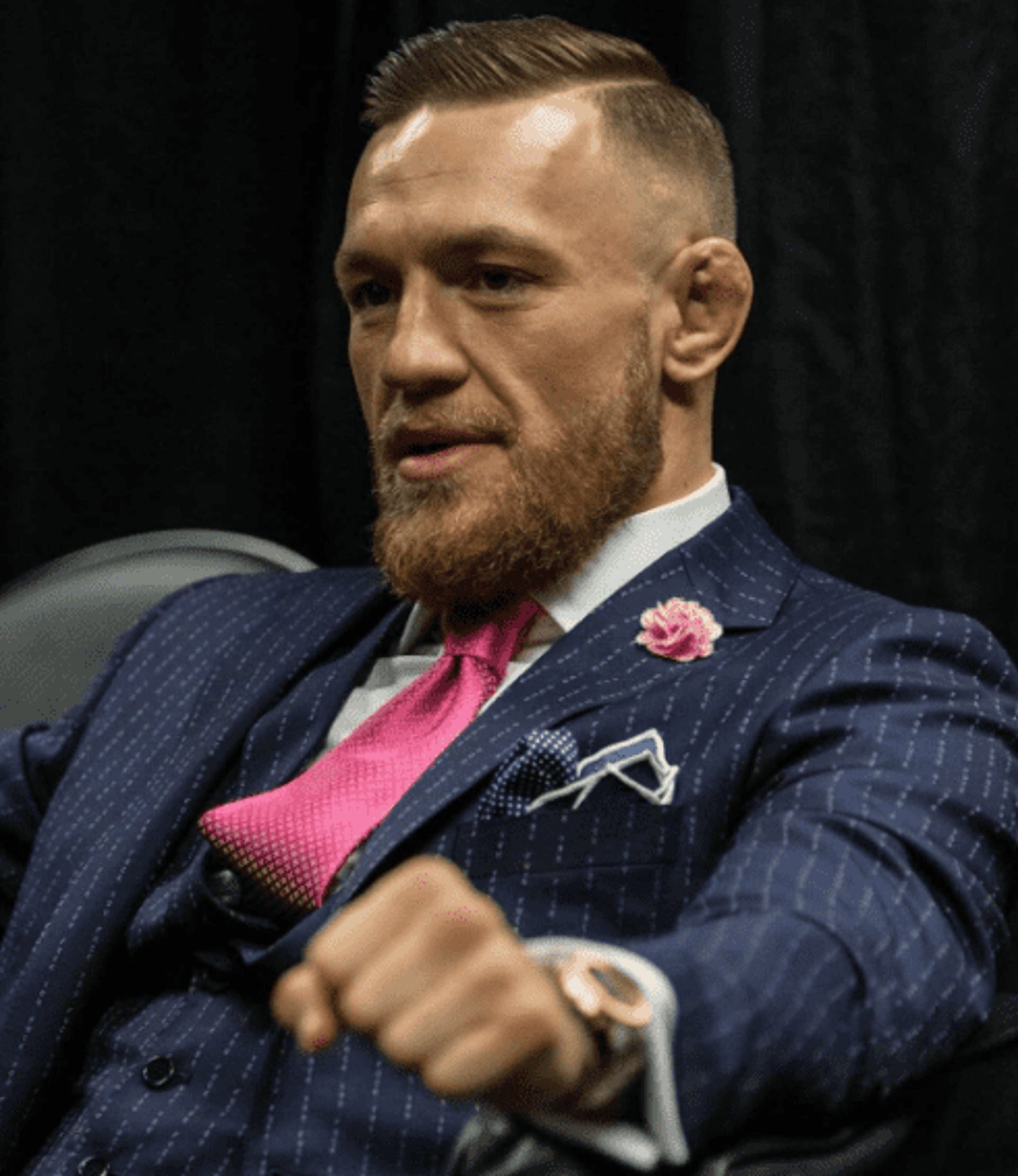 Conor McGregor provocou rival Floyd Mayweather em Los Angeles (EUA)