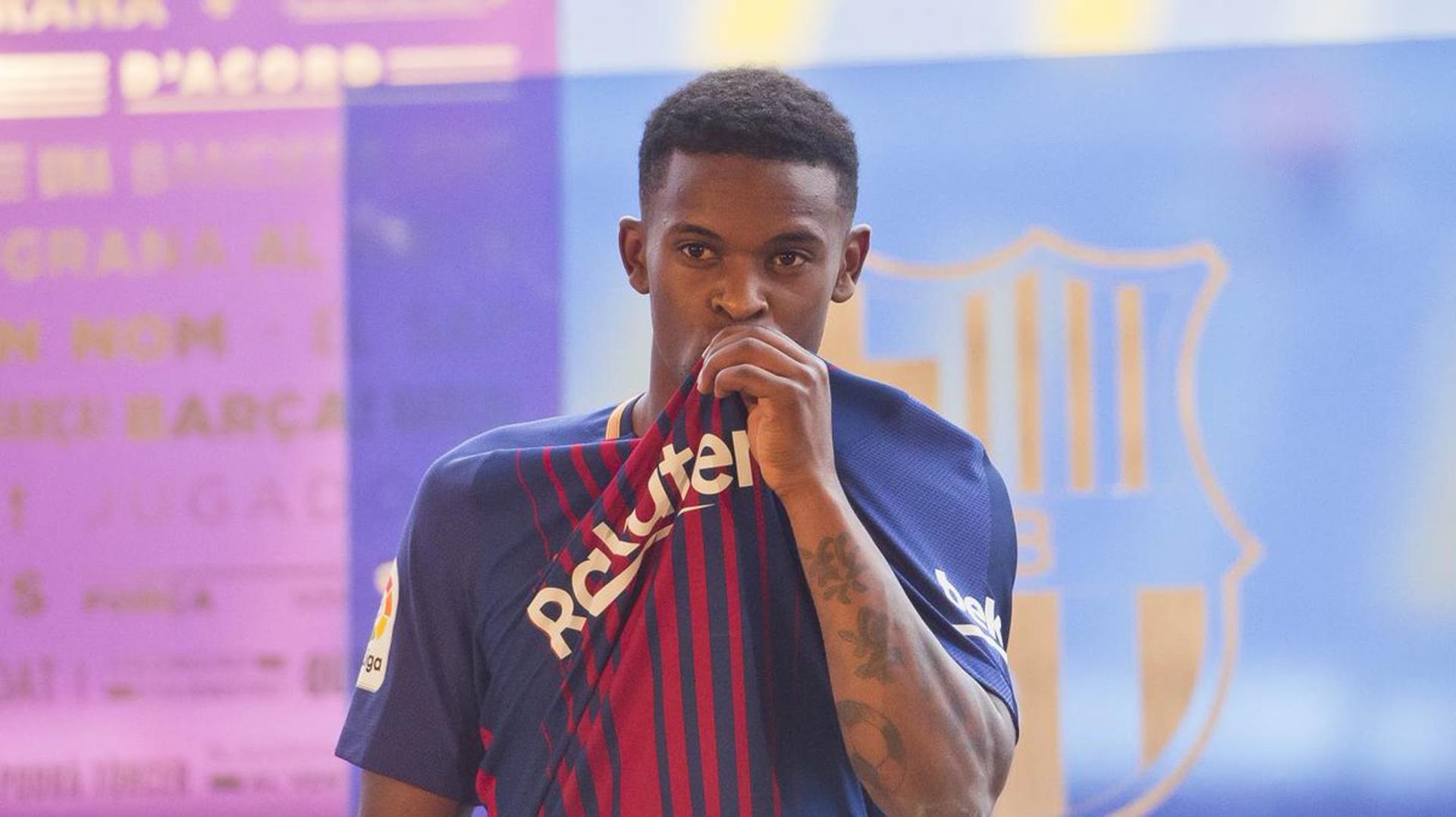 Semedo é apresentado no Barcelona