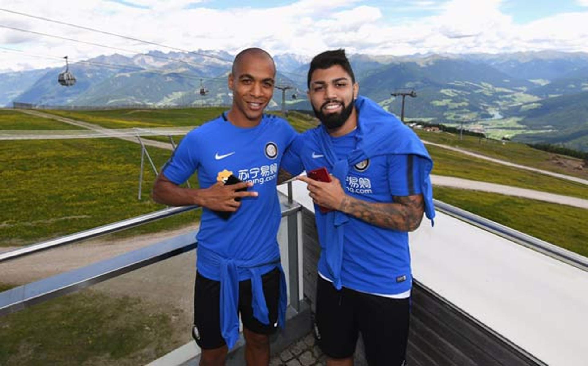 Gabigol e João Mário - Inter de Milão