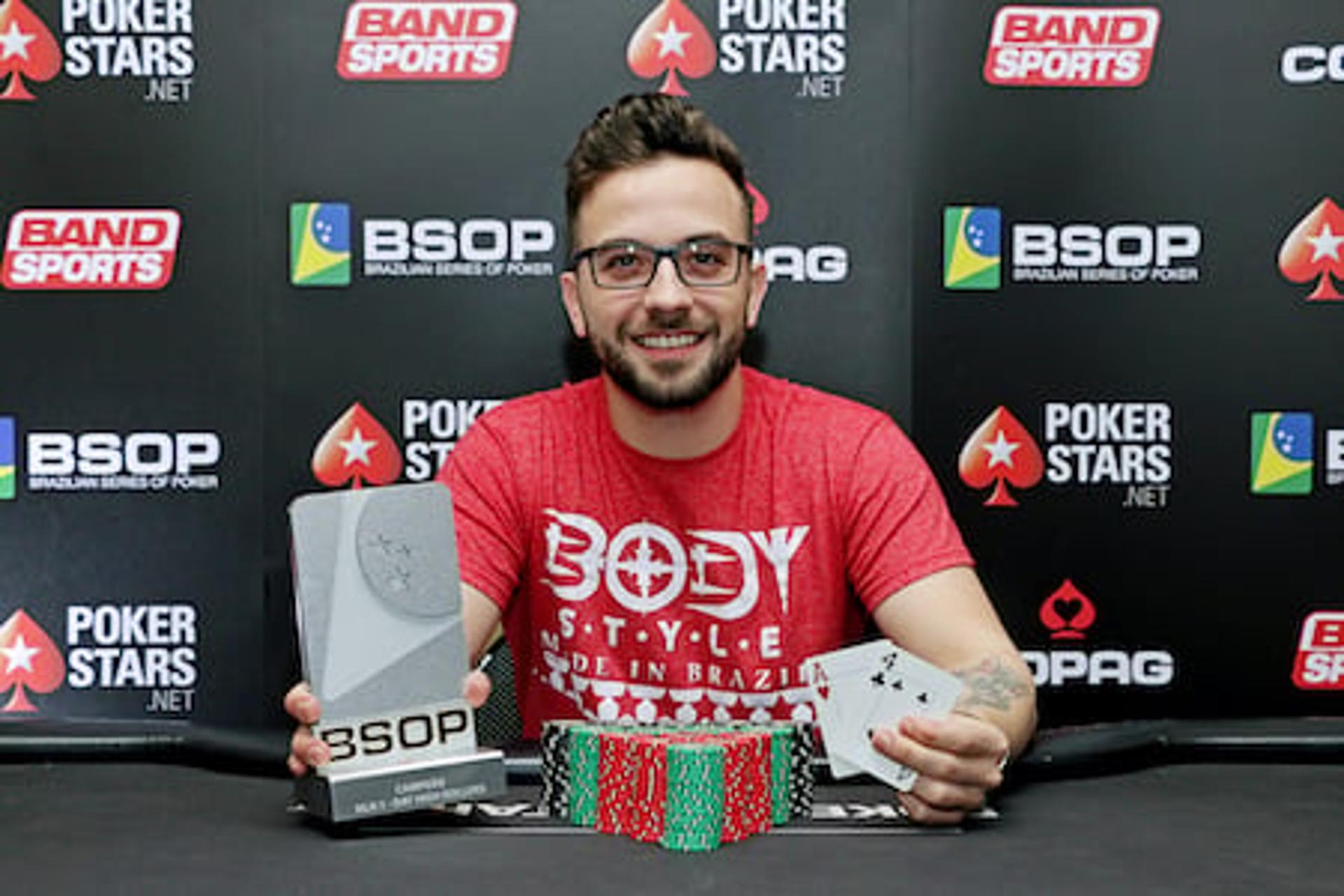 Gaúcho Adrovan Rodrigues venceu torneio que superou expectativas de entradas no BSOP