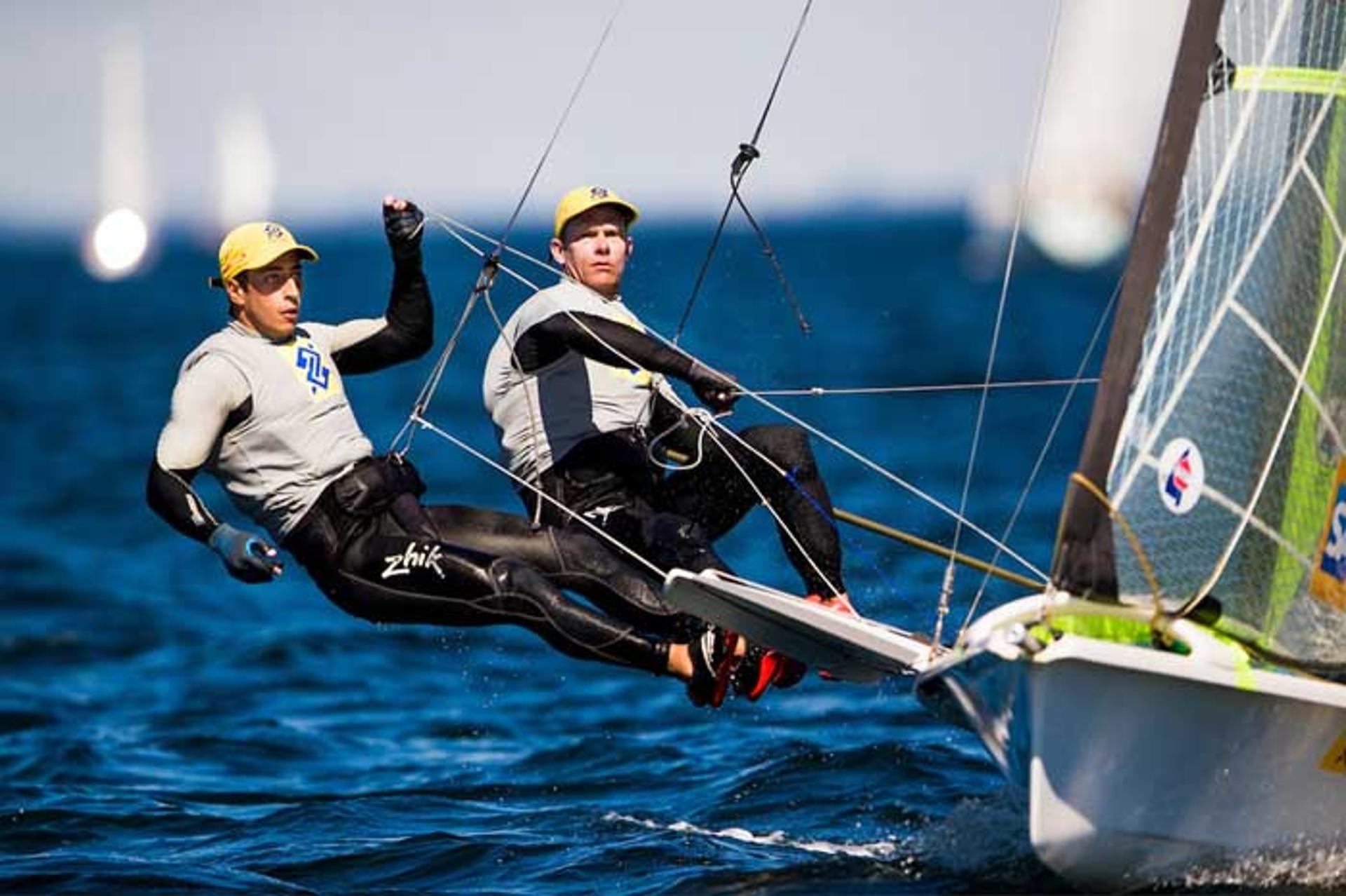 Scheidt e Borges apresentam evolução e vencem regata no Europeu