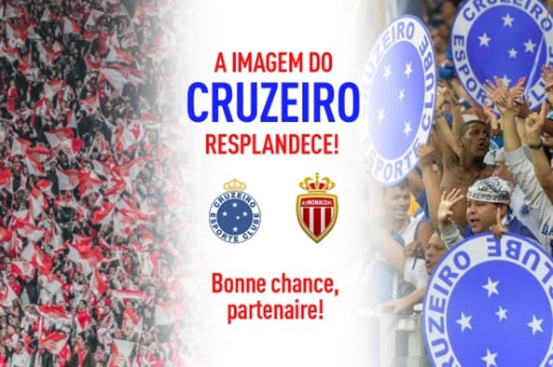 Monaco declara sua torcida ao Cruzeiro em rede social