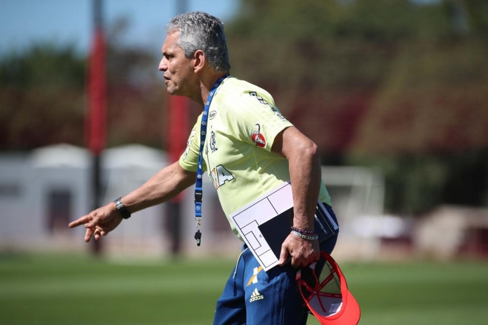 Rueda em treino do Flamengo