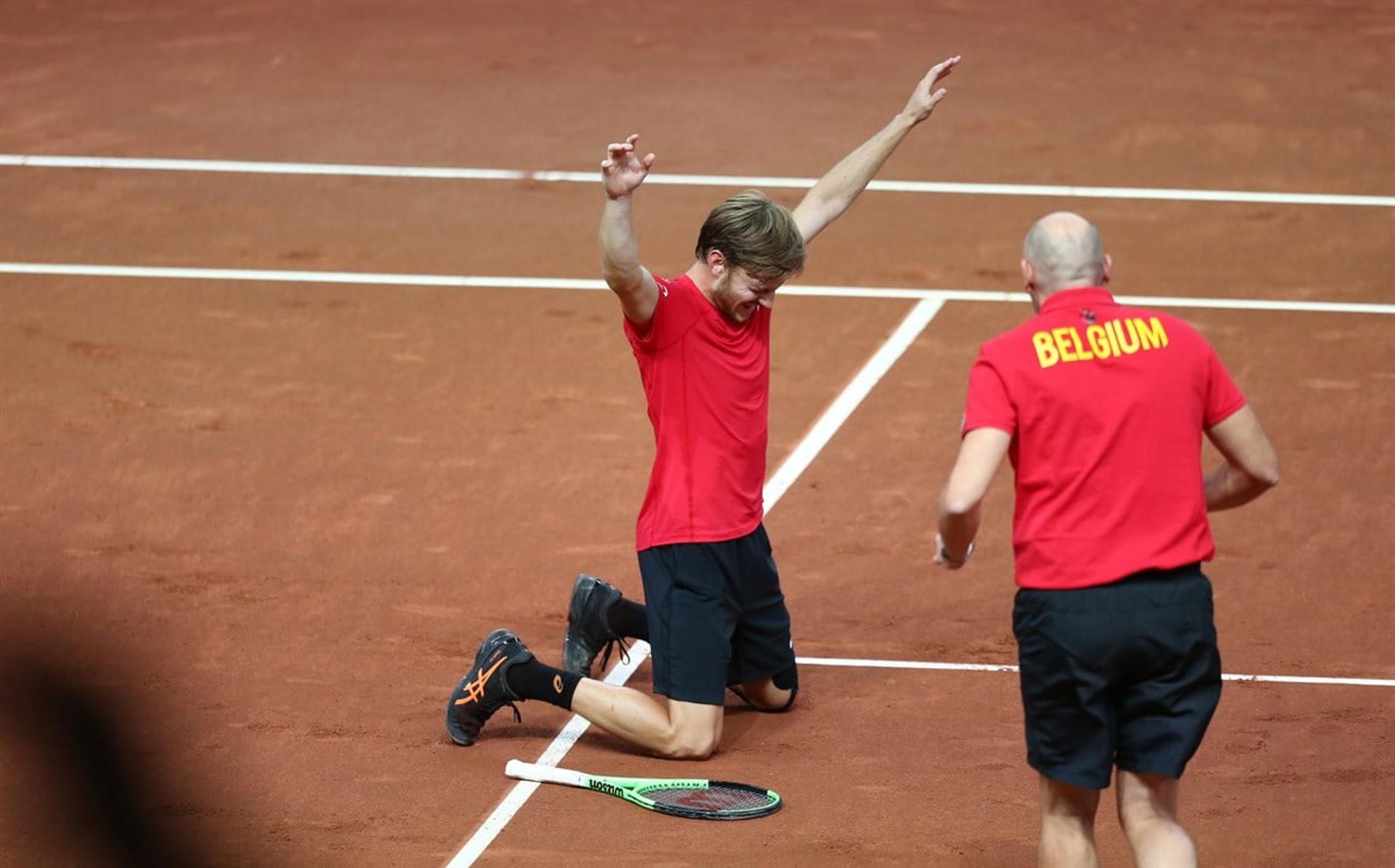 David Goffin chora após bater John Millman