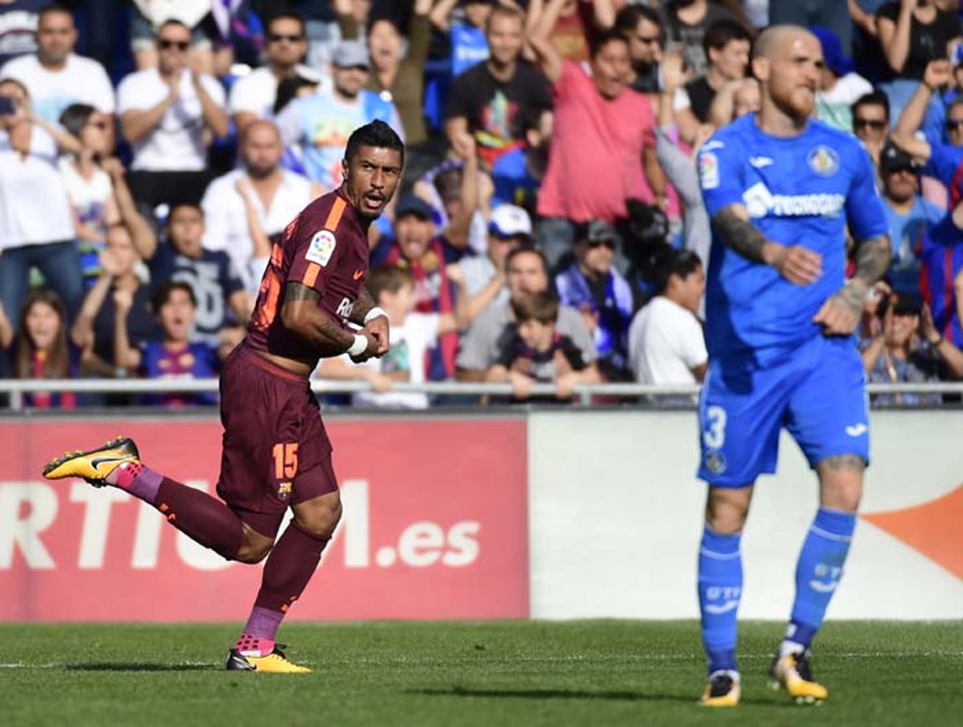 O volante brasileiro Paulinho foi decisivo na vitória do Barcelona sobre o Getafe, por 2 a 1. O homem de confiança de Tite marcou seu primeiro gol pelo Barça e garantiu o triunfo dos líderes