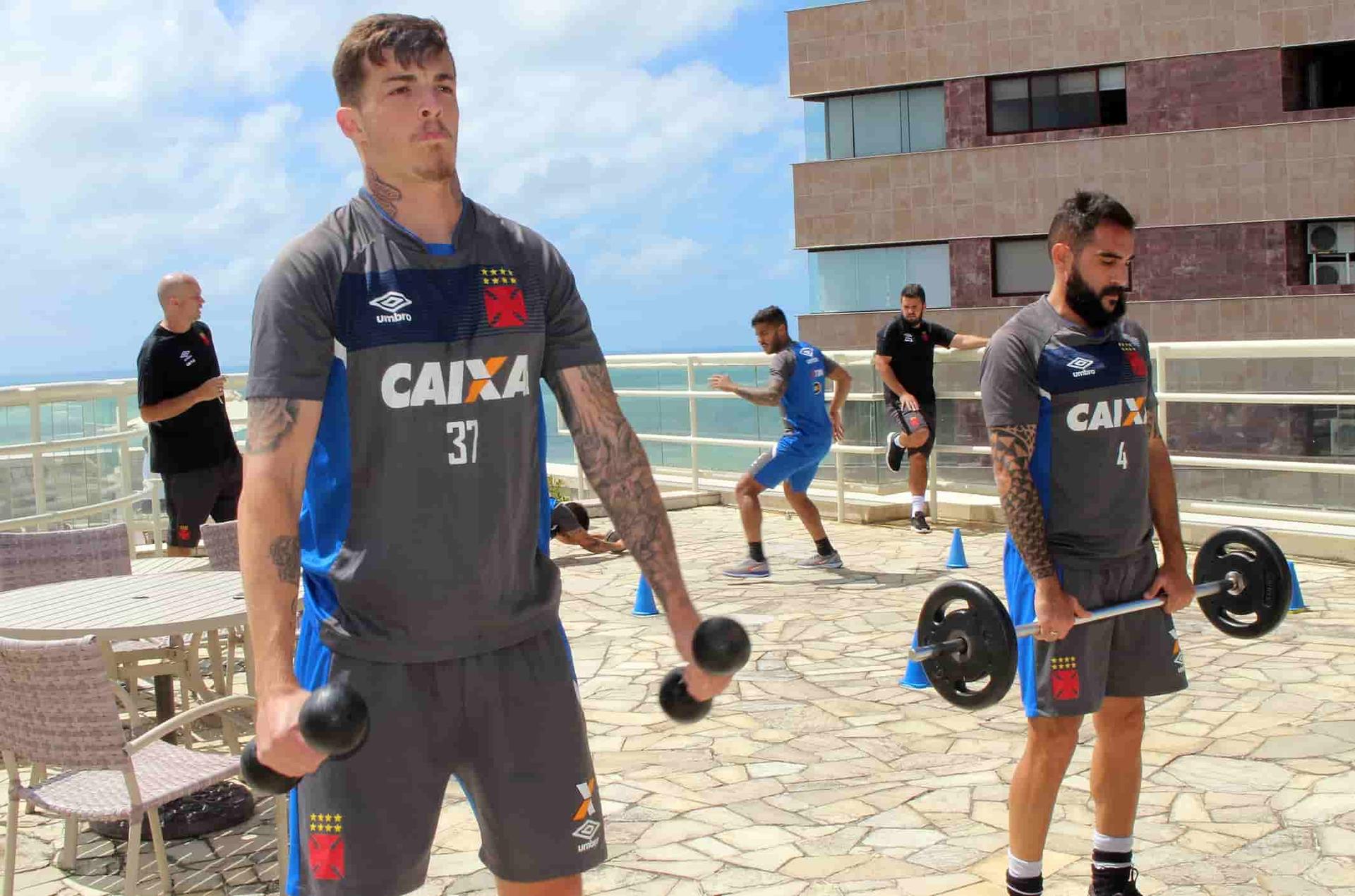 Treino do Vasco em Recife