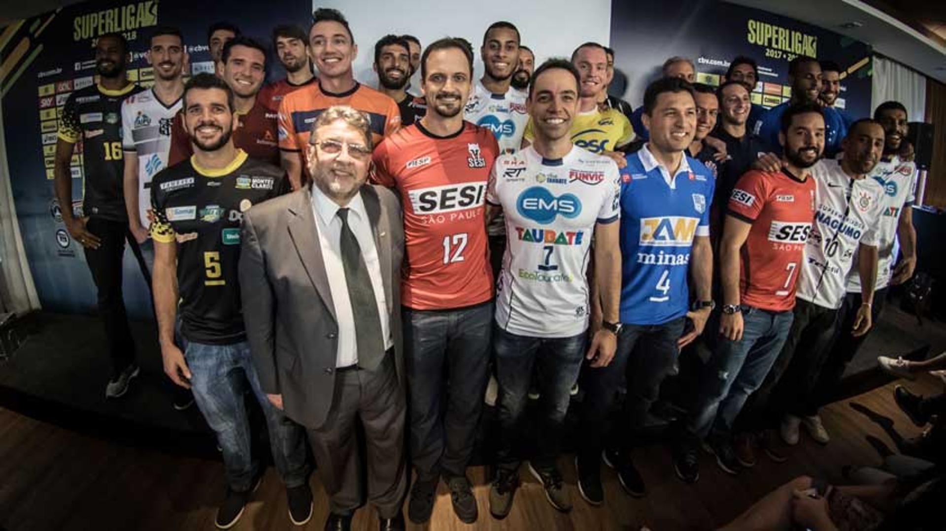 Representantes da Superliga masculina