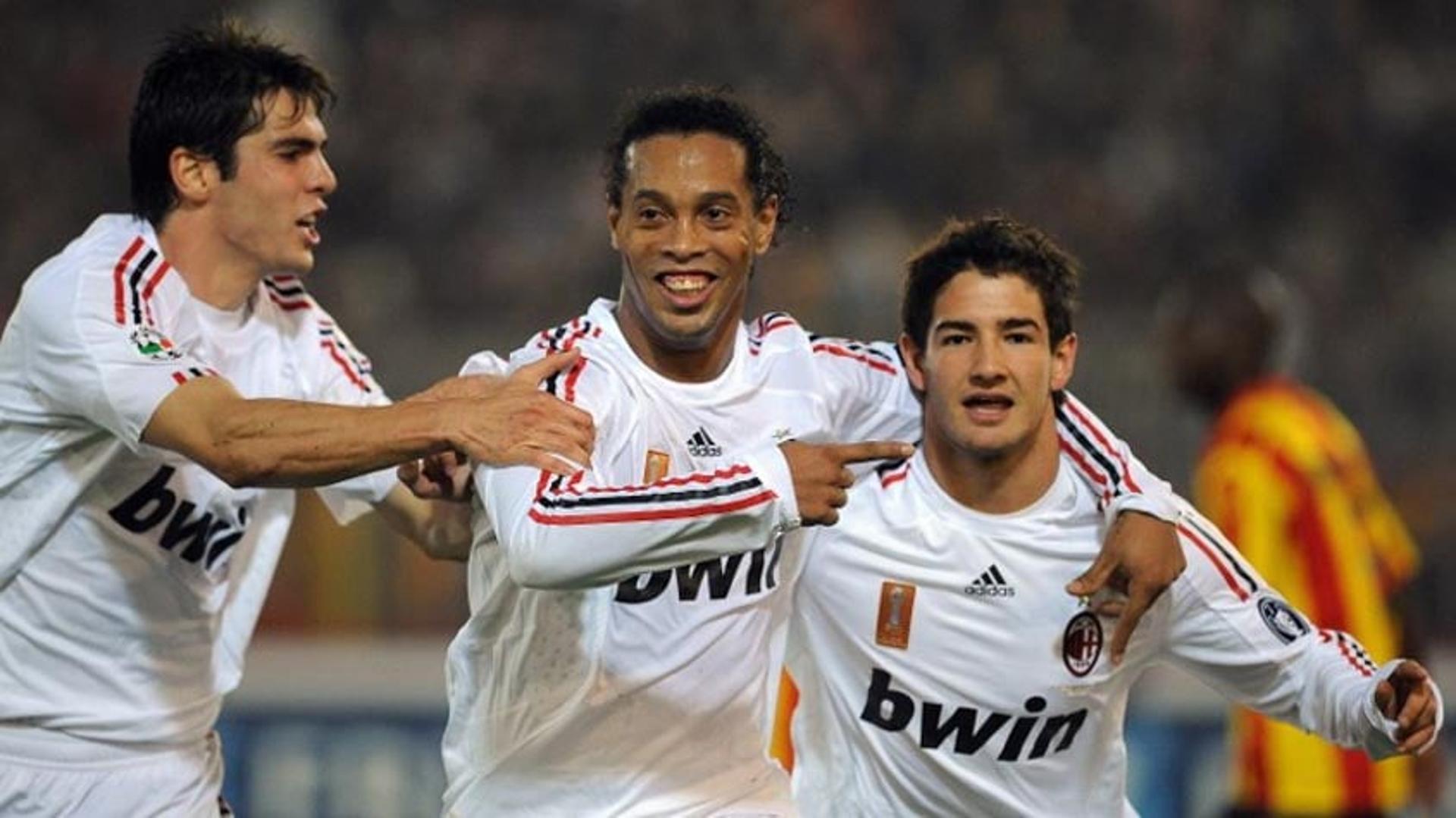 trio Kaká, Pato e Ronaldinho - Milan