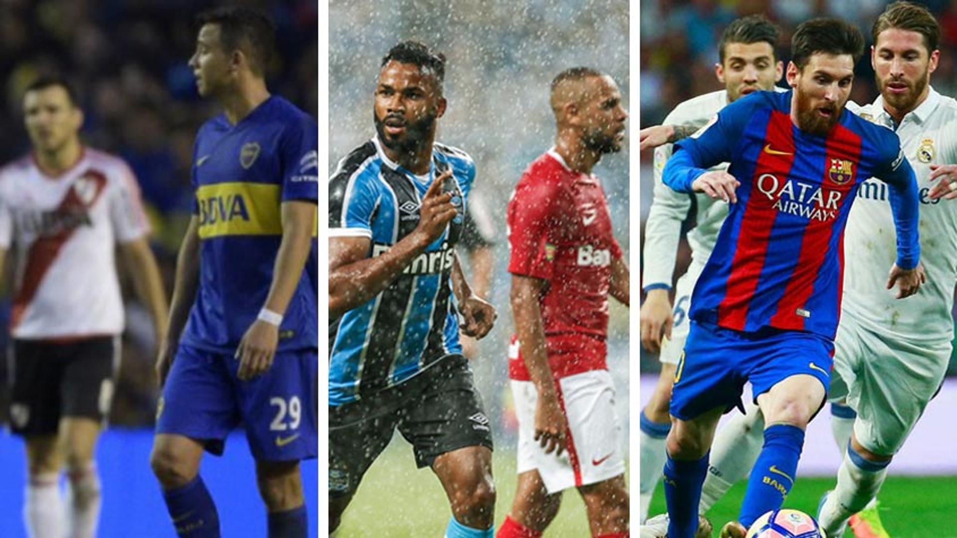 Boca Juniors x River Plate, Grêmio x Internacional e Barcelona x Real Madrid estão na lista dos maiores clássicos do mundo. Veja o top 50 na galeria