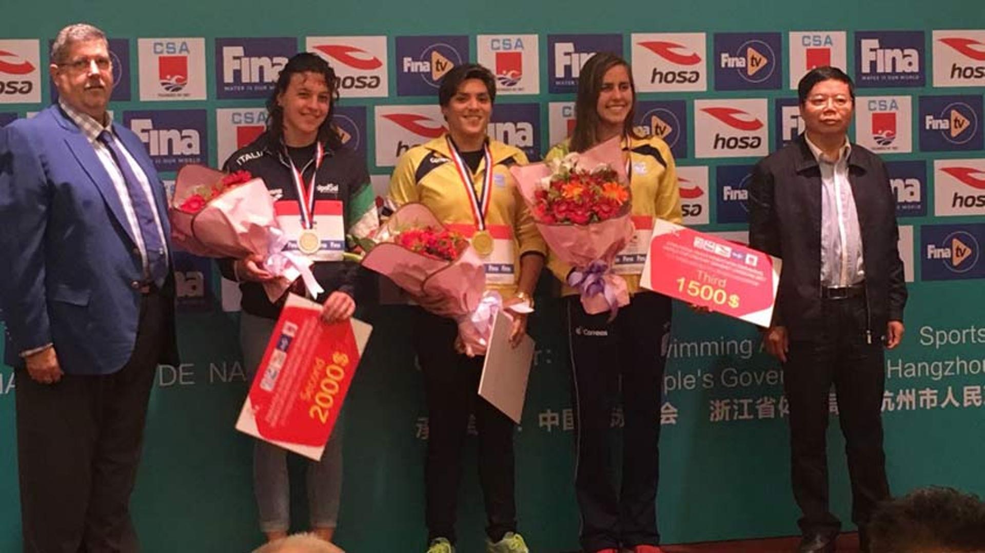 Ana Marcela Cunha, da Unisanta, vence na China e assume a vice liderança do ranking mundial