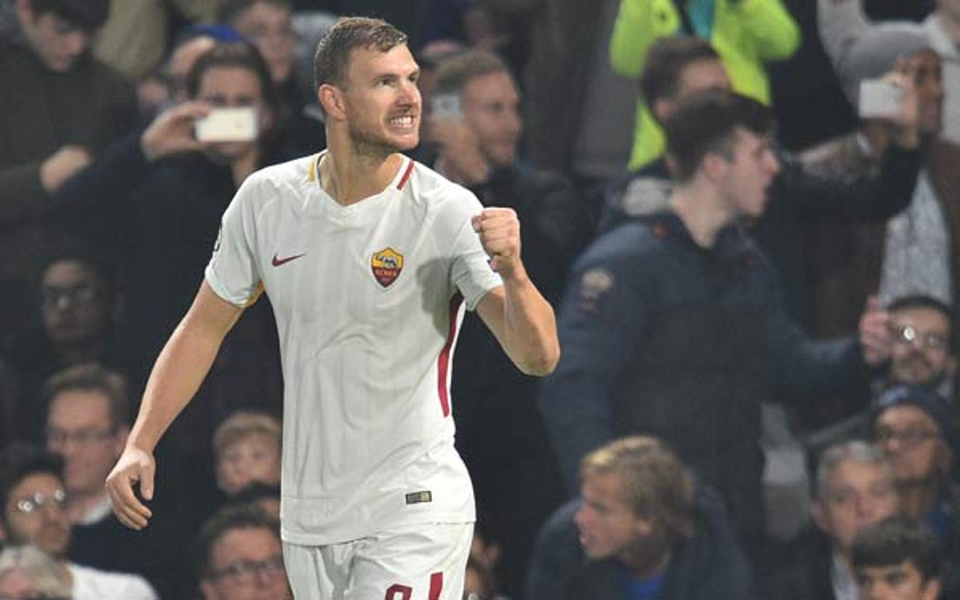 Dzeko - Chelsea x Roma