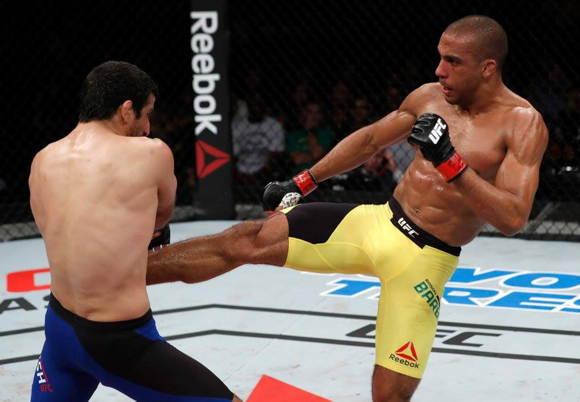 Edson Barboza bateu Beneil Dariush por nocaute no UFC Fortaleza