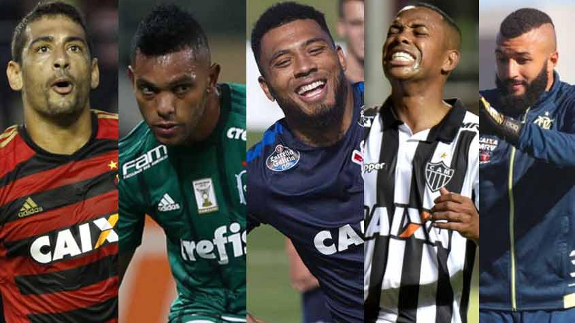 Confira os nomes que ainda não conseguiram se destacar neste Campeonato Brasileiro.