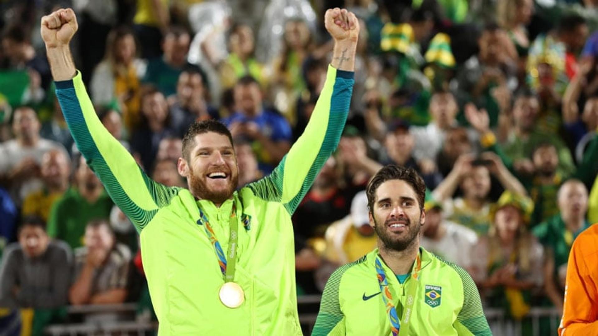 Bruno Schmidt e Alison Cerutti - vôlei de praia - Rio 2016