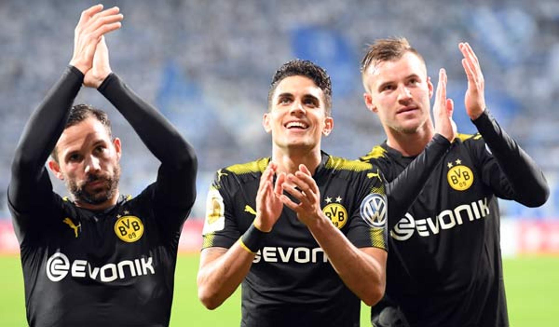 Castro, Bartra e Yarmolenko - Magdeburg x Borussia Dortmund