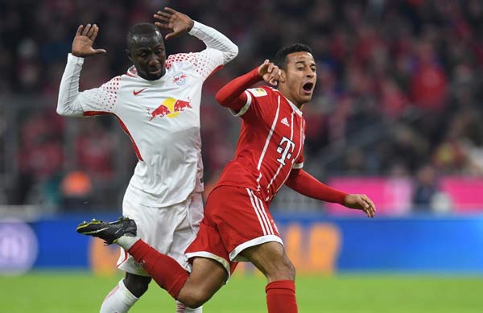 Keita e Thiago Alcântara - Bayern de Munique x RB Leipzig