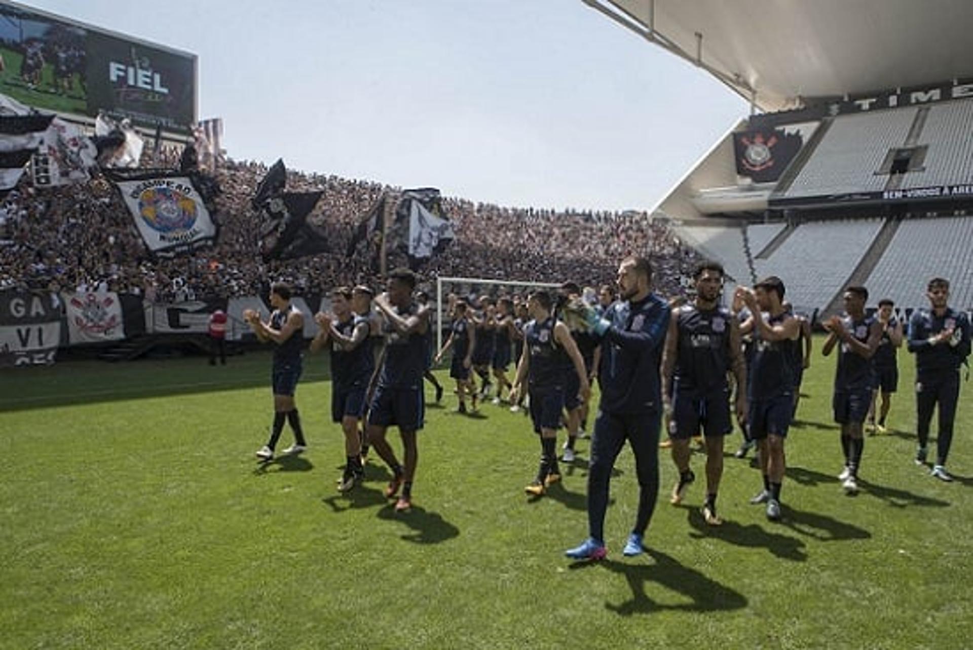 Treino do Corinthians antes do Majestoso