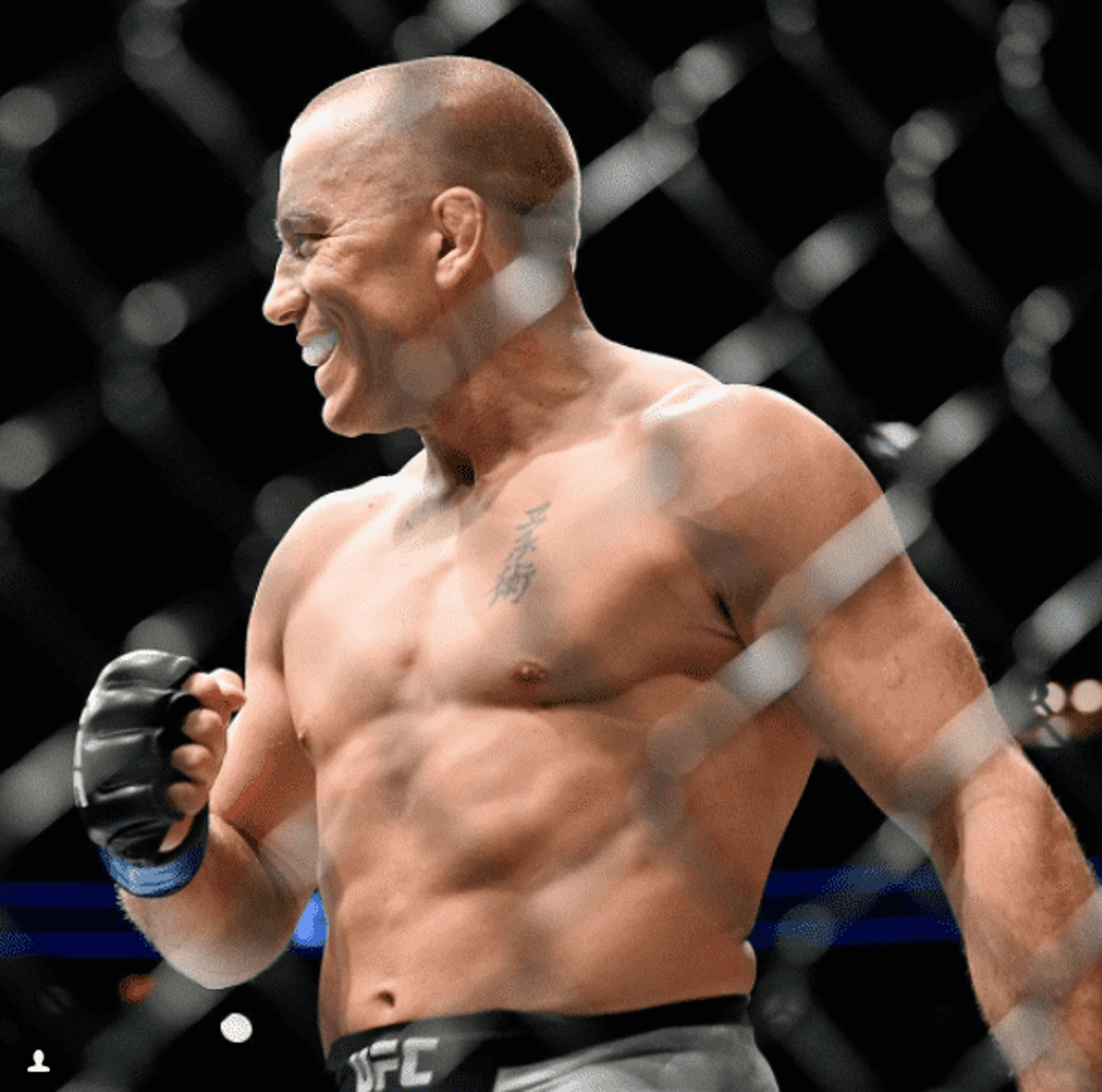 Georges Saint-Pierre finalizou Michael Bisping no UFC 217