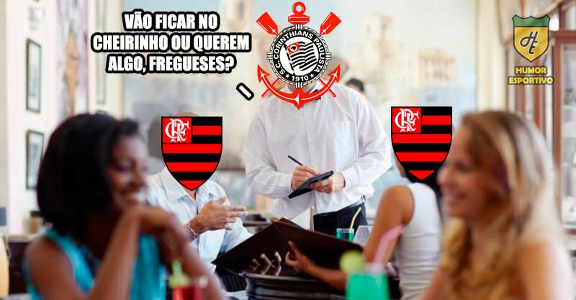 Corinthians x Flamengo: São 28 confrontos, com 11 vitórias do Corinthians, 9 do Flamengo e 8 empates