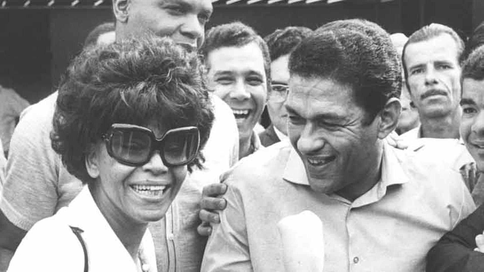 Garrincha foi casado com Elza Soares por quase 15 anos, de 1968 até 1982