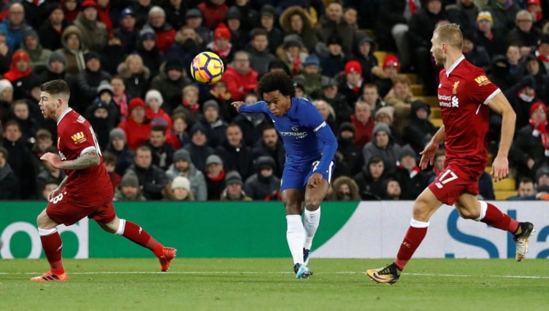 Liverpool x Chelsea - Willian