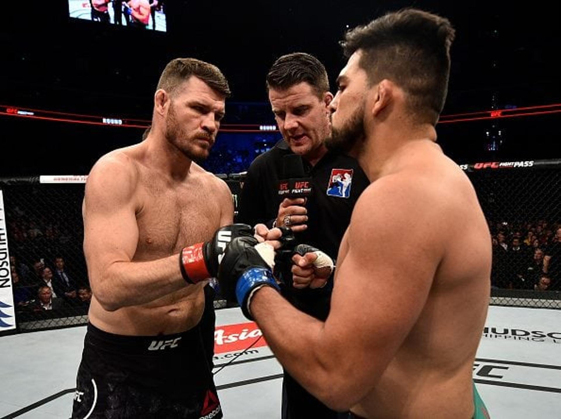 Kelvin Gastelum nocauteou Michael Bisping no primeiro round