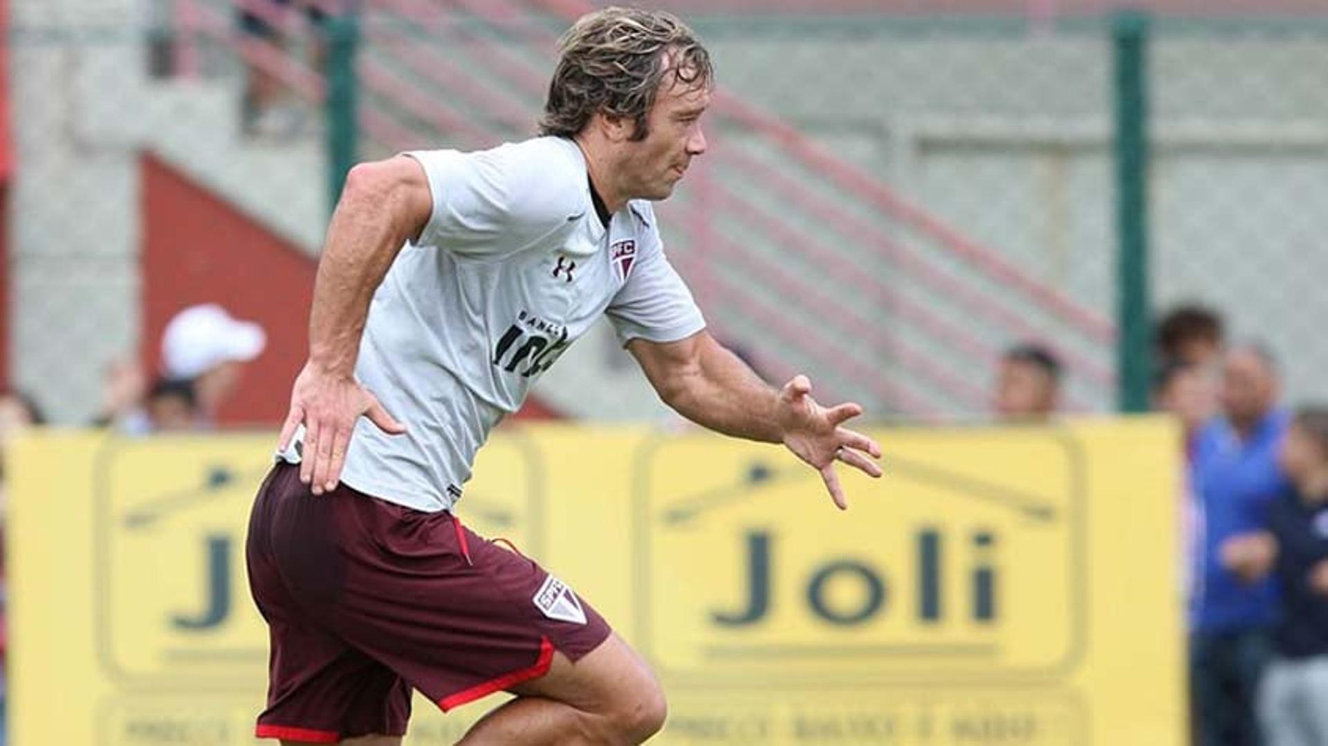 Último treino do Lugano no São Paulo