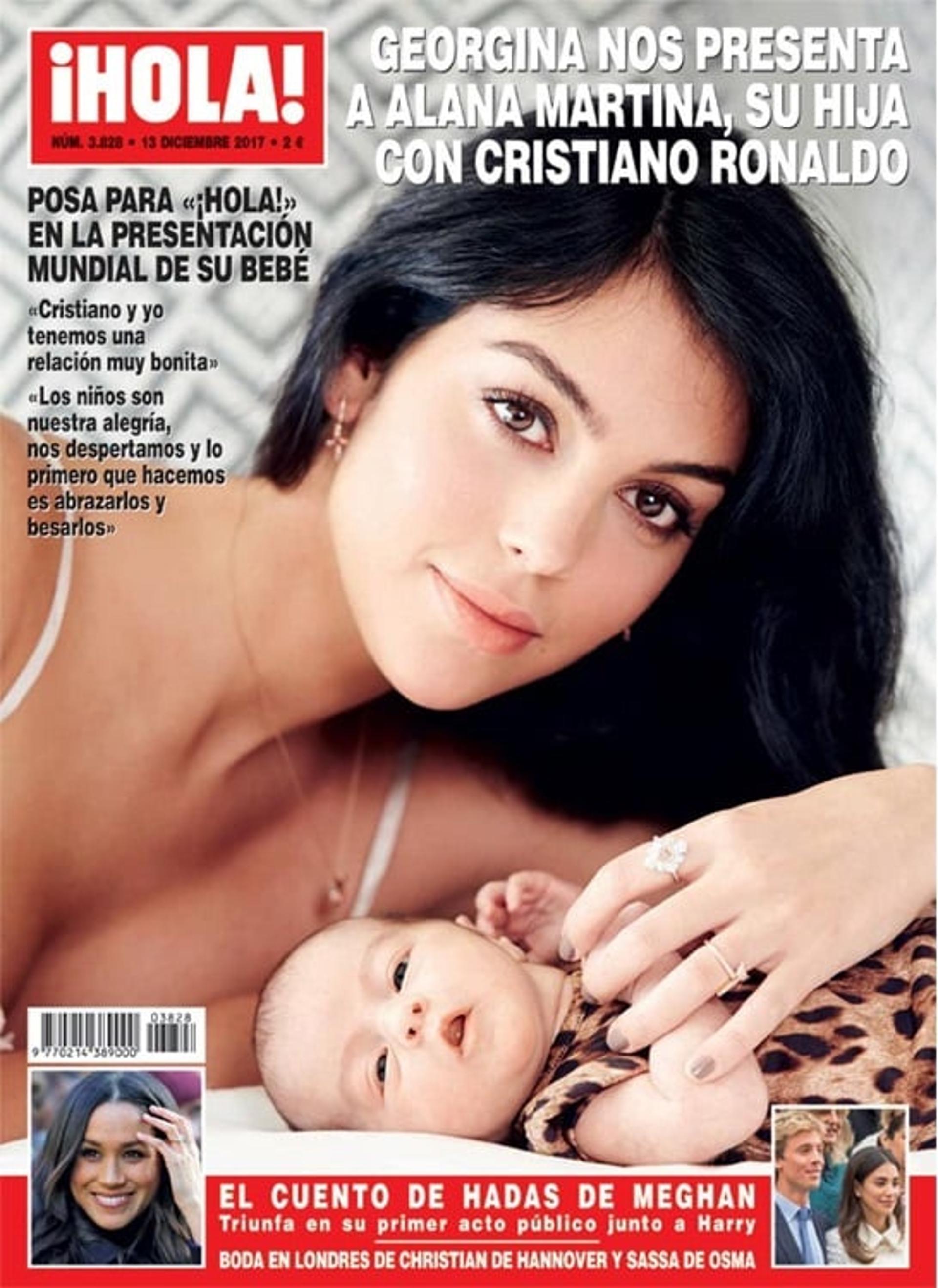 Georgina Rodríguez e Alana Martina -  Revista Hola