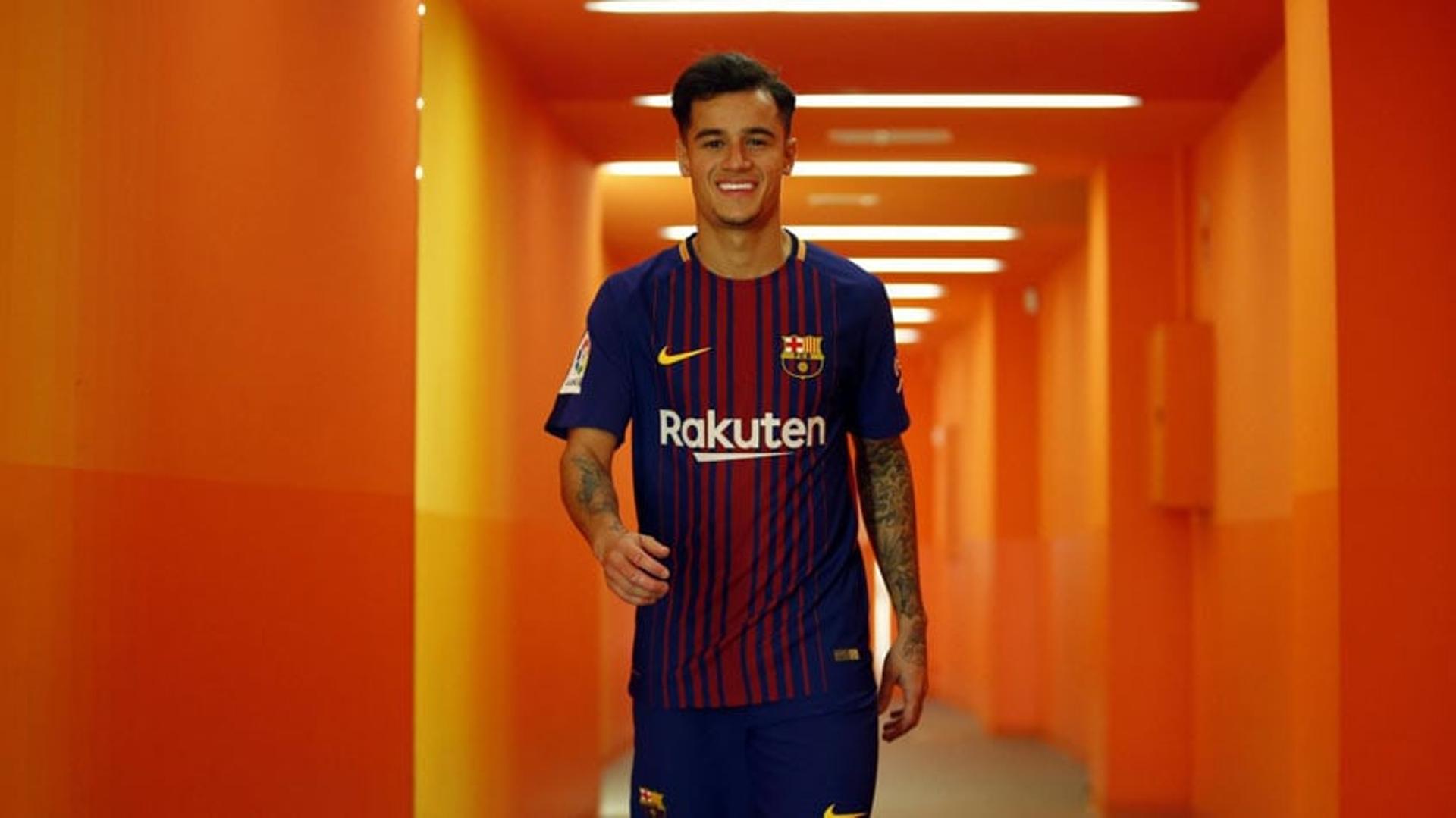 1º dia de Coutinho no treino