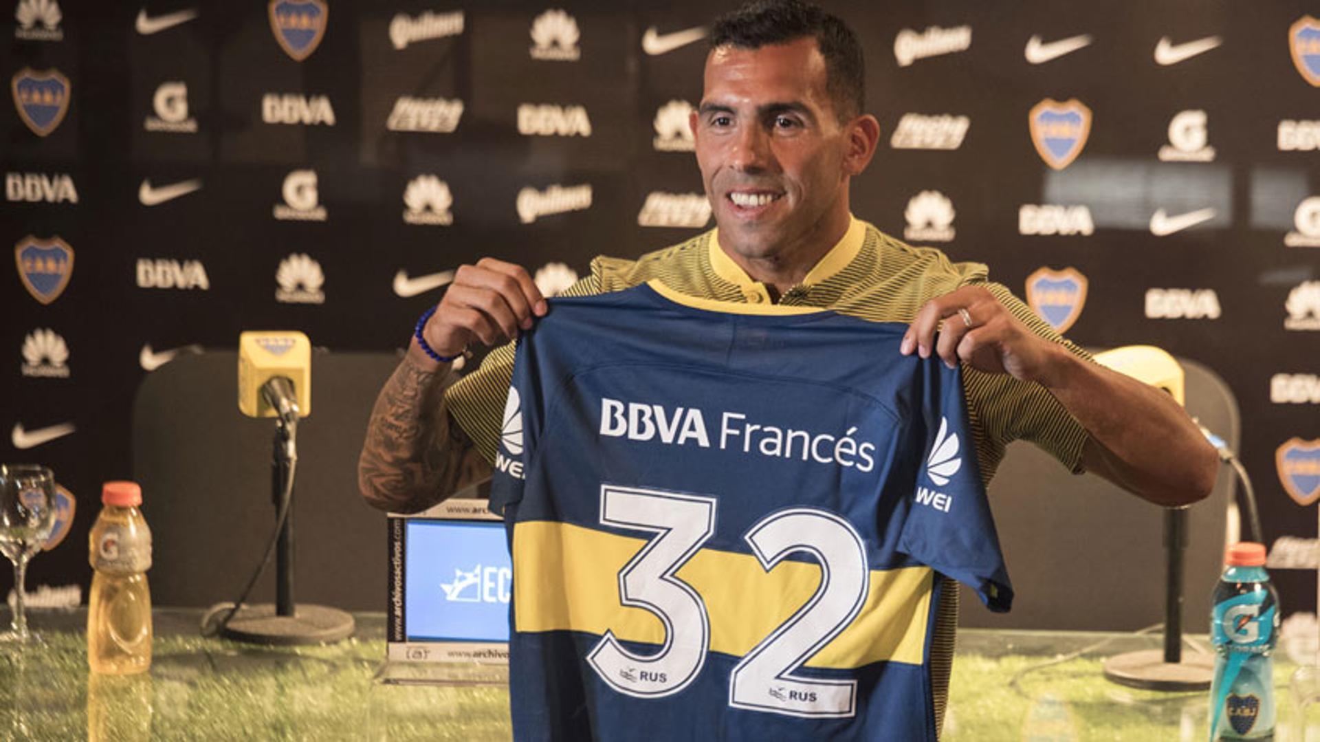 Apresentação do Tévez no Boca Juniors