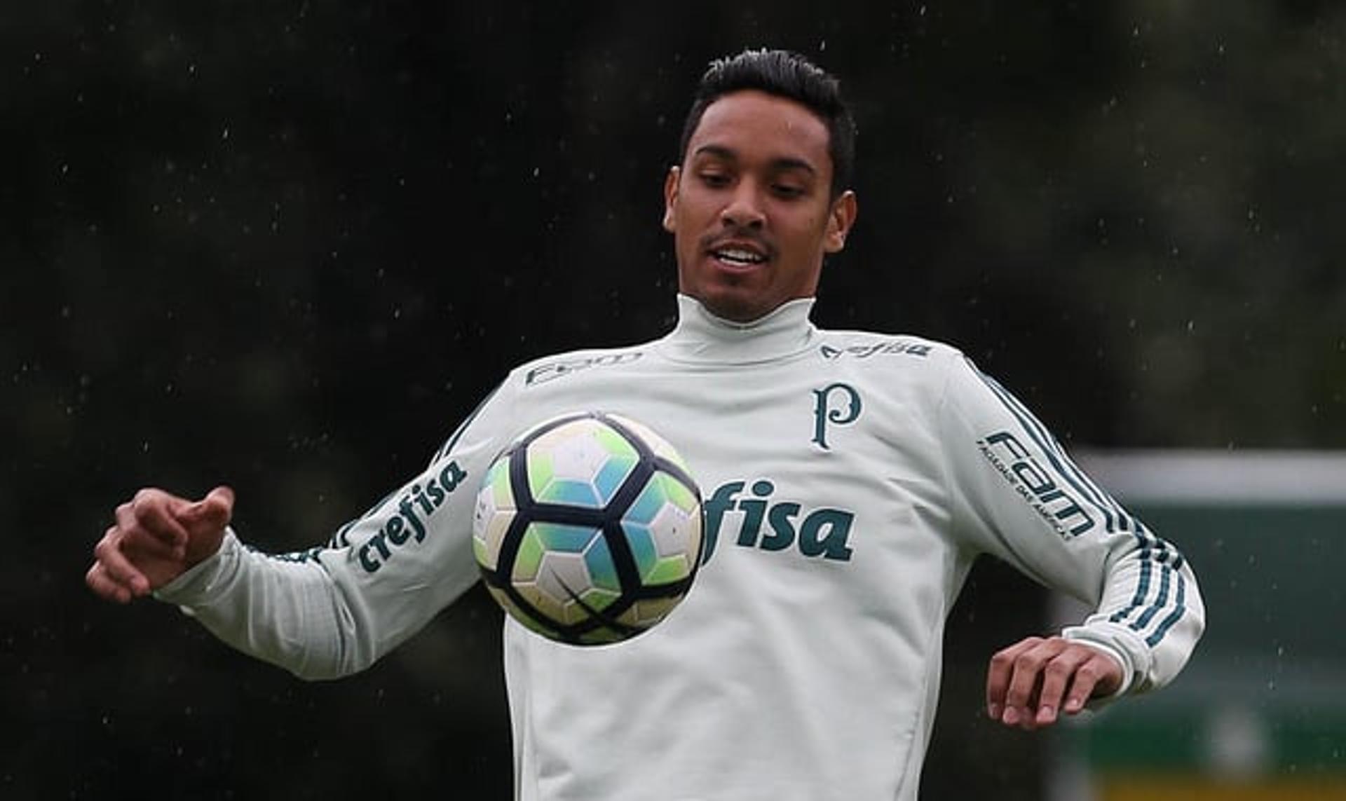 Antônio Carlos em treino pelo Palmeiras&nbsp;