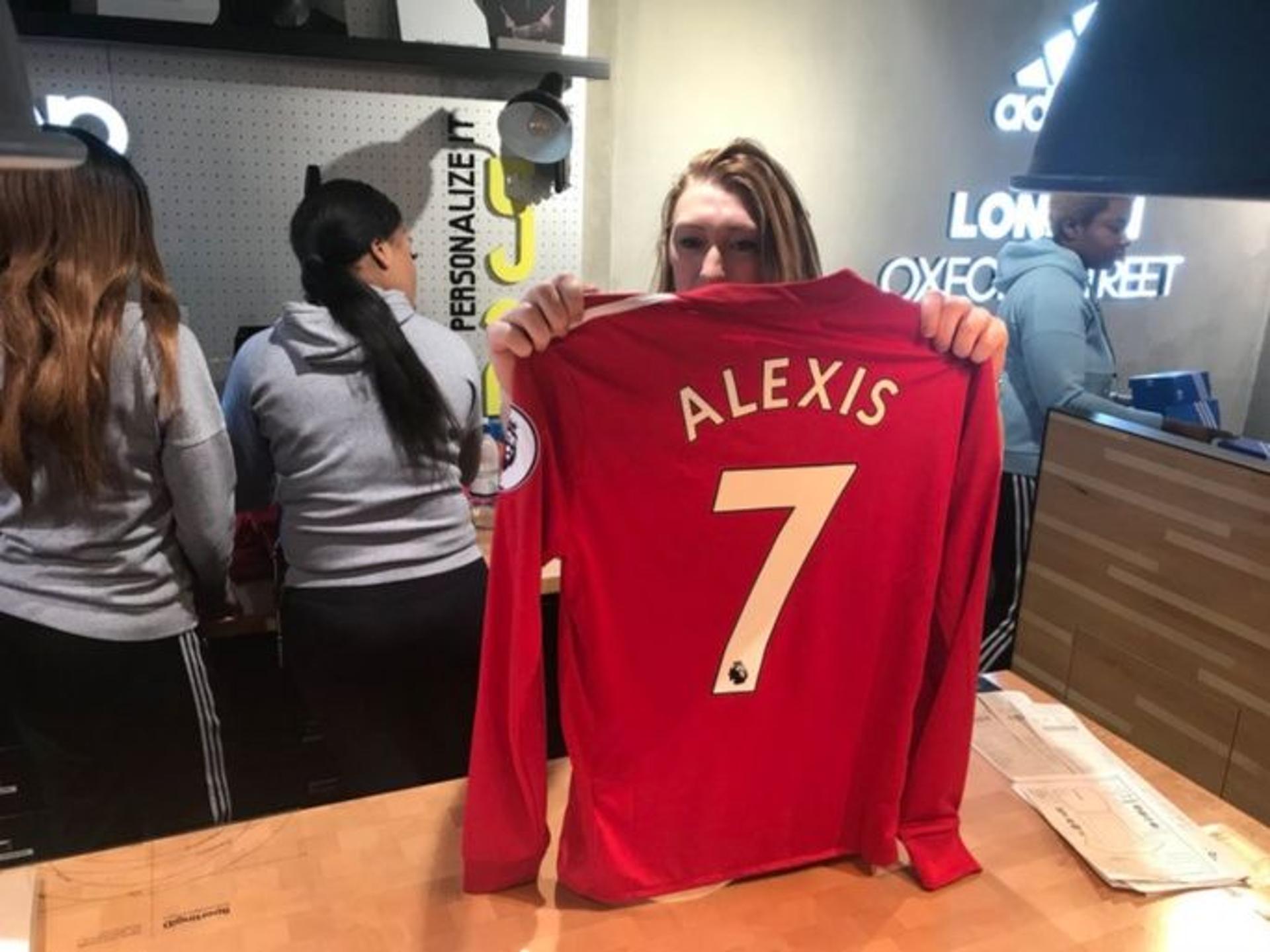 Camisa Alexis Sánchez - Manchester United