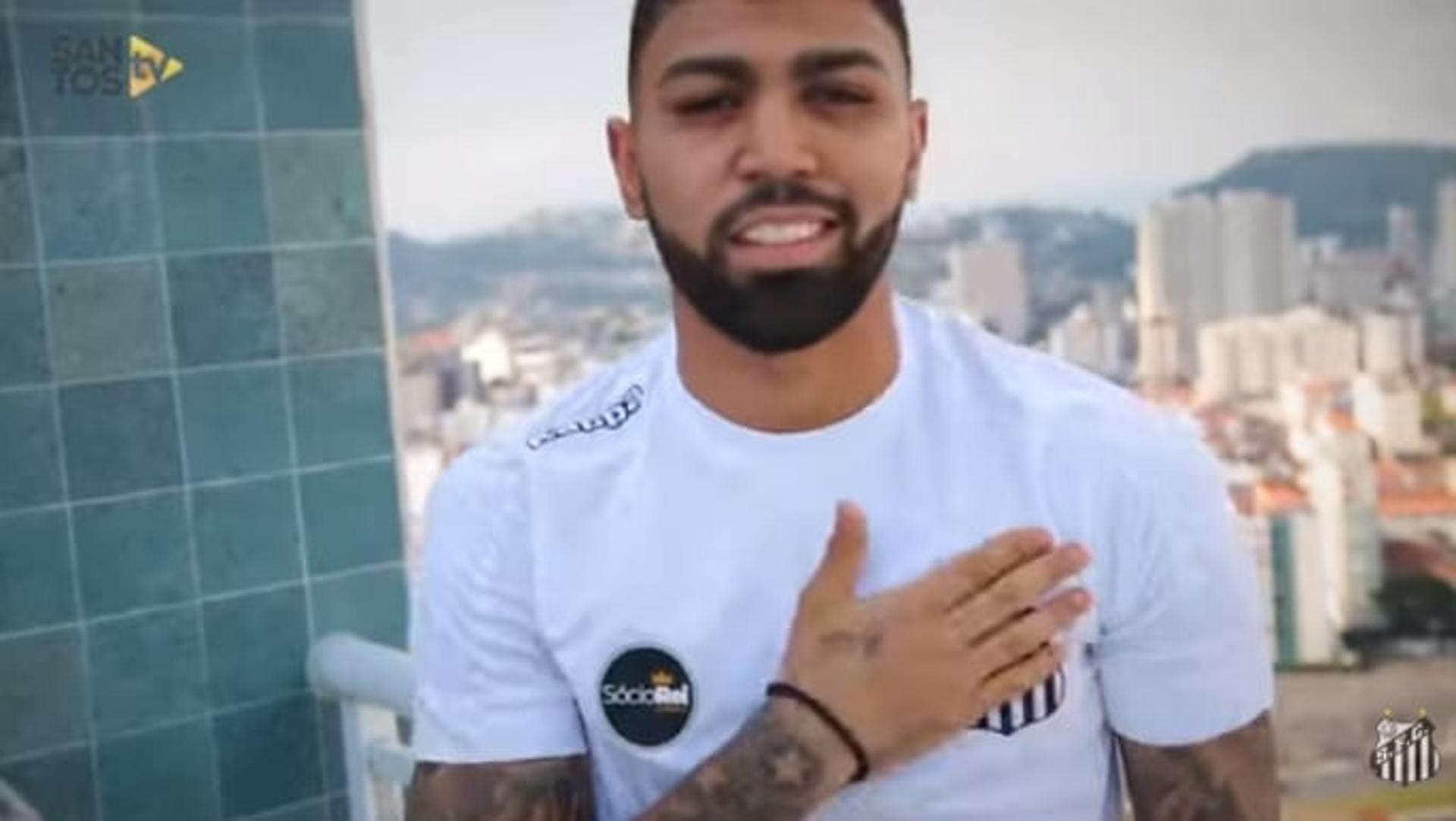 Gabigol (vídeo Santos TV)