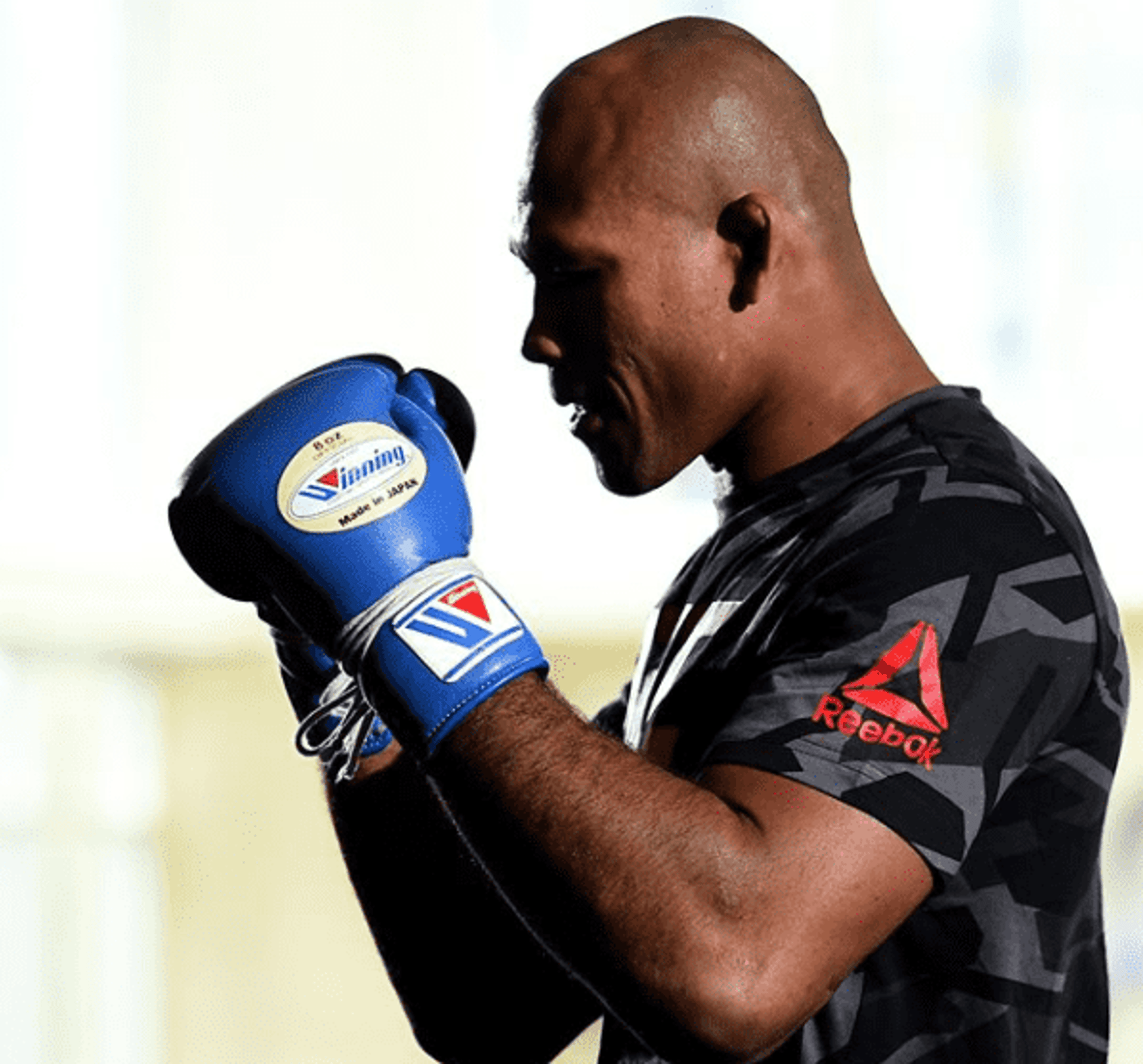 Ronaldo Jacaré em treino aberto do UFC Fight Night Charlotte