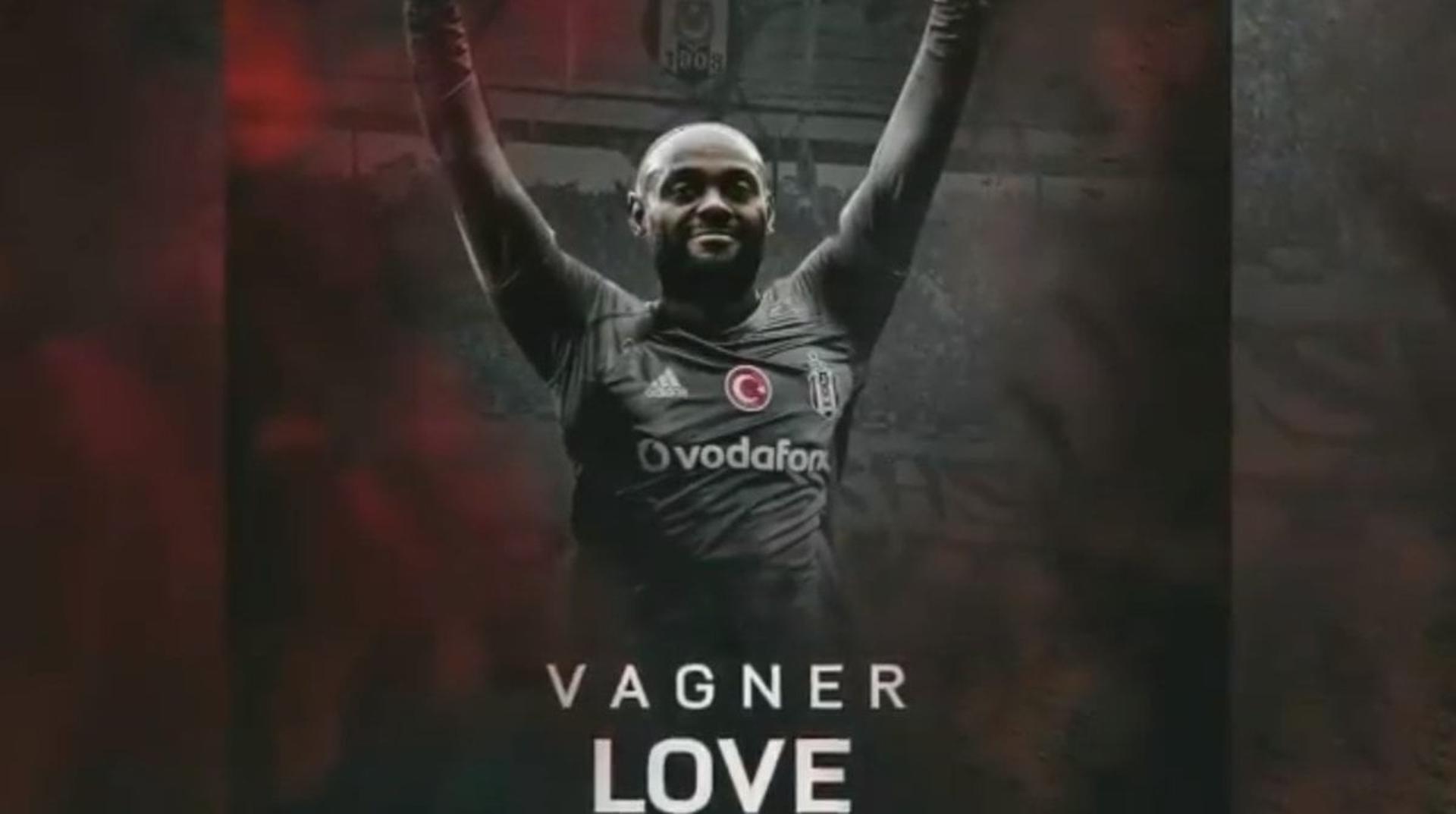 Vágner Love foi anunciado pelo Besiktas nesta segunda