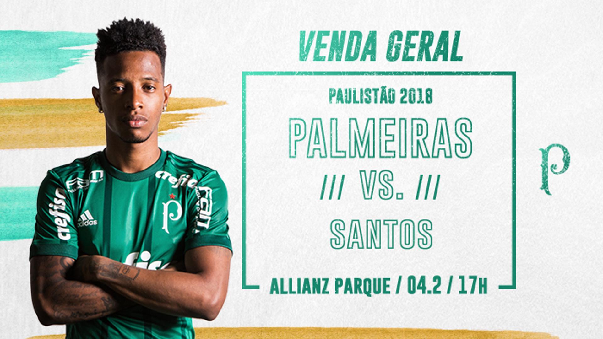 Palmeiras x Santos - Ingressos à venda