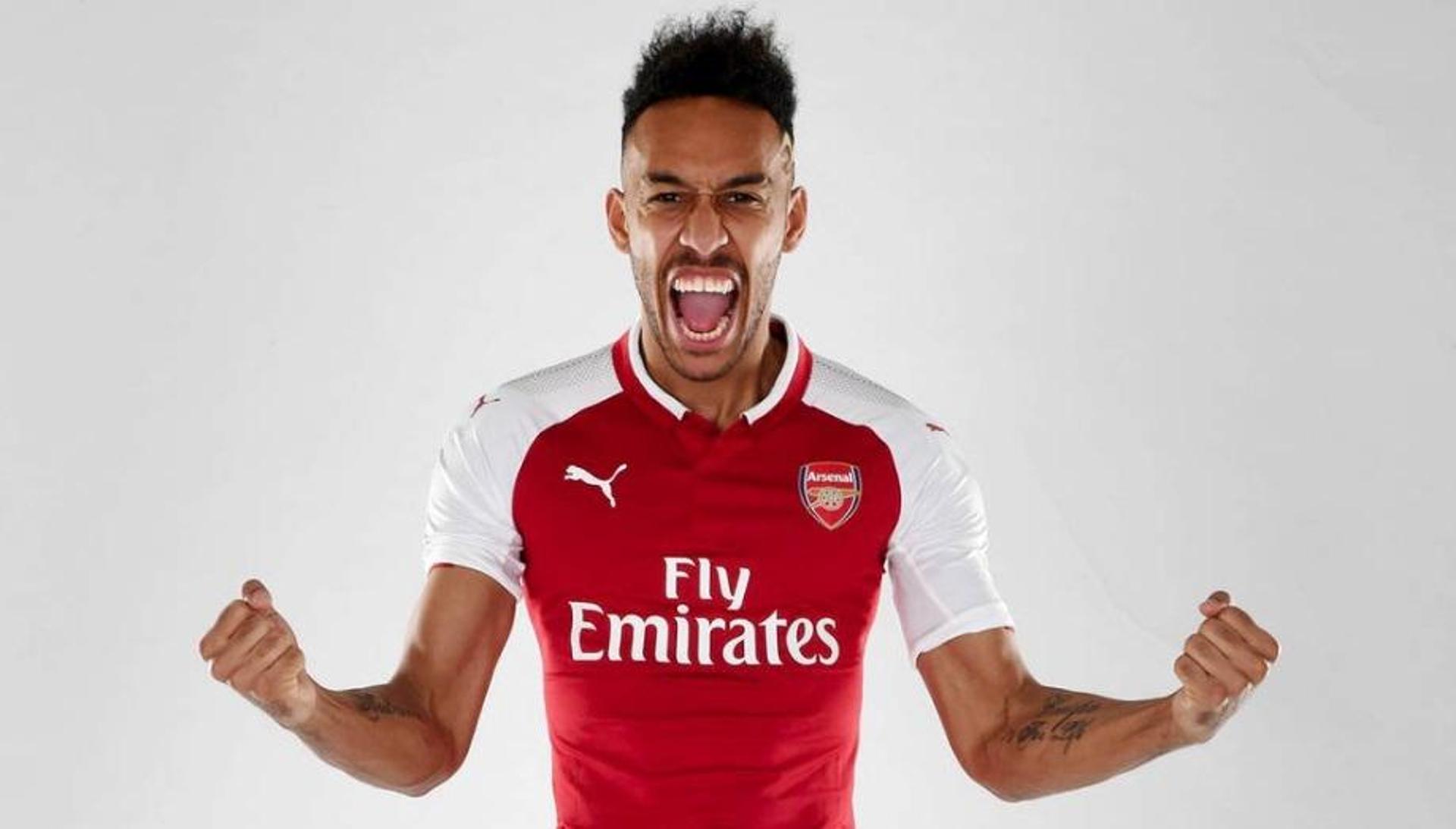 Aubameyang é o novo reforço do Arsenal