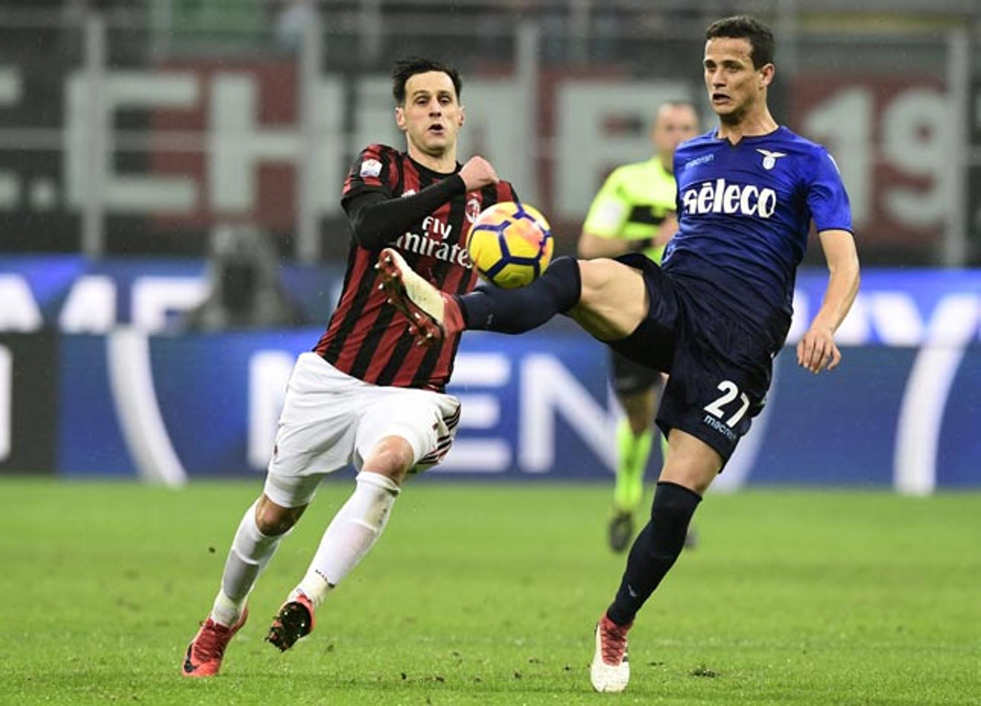 Luiz Felipe Ramos e Kalinic - Milan x Lazio