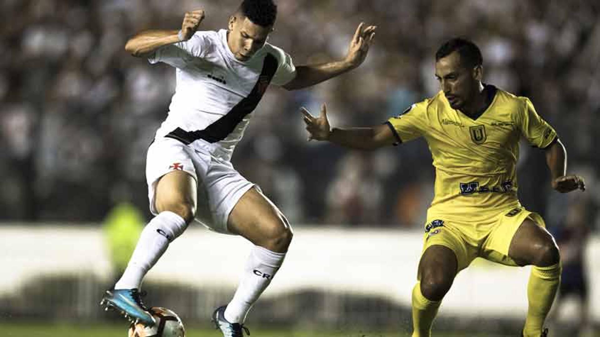 O Vasco não teve dificuldades em vencer a Universidad Concepción por 2 a 0, na noite desta quarta-feira, e garantir a vaga para a terceira fase da Libertadores. O nome do jogo foi o atacante Paulinho, que fez um gol e deu uma assistência. Pikachu e Wagner também foram bem avaliados. Veja as notas do LANCE! (por Alexandre Araújo)