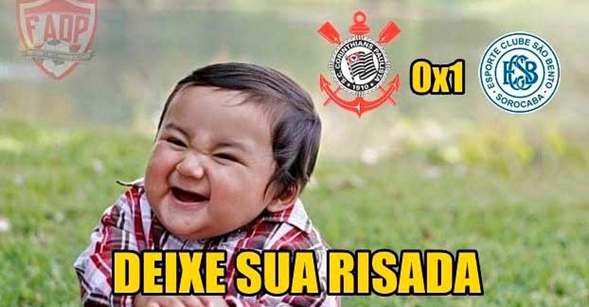 Memes: Corinthians 0 x 1 São Bento