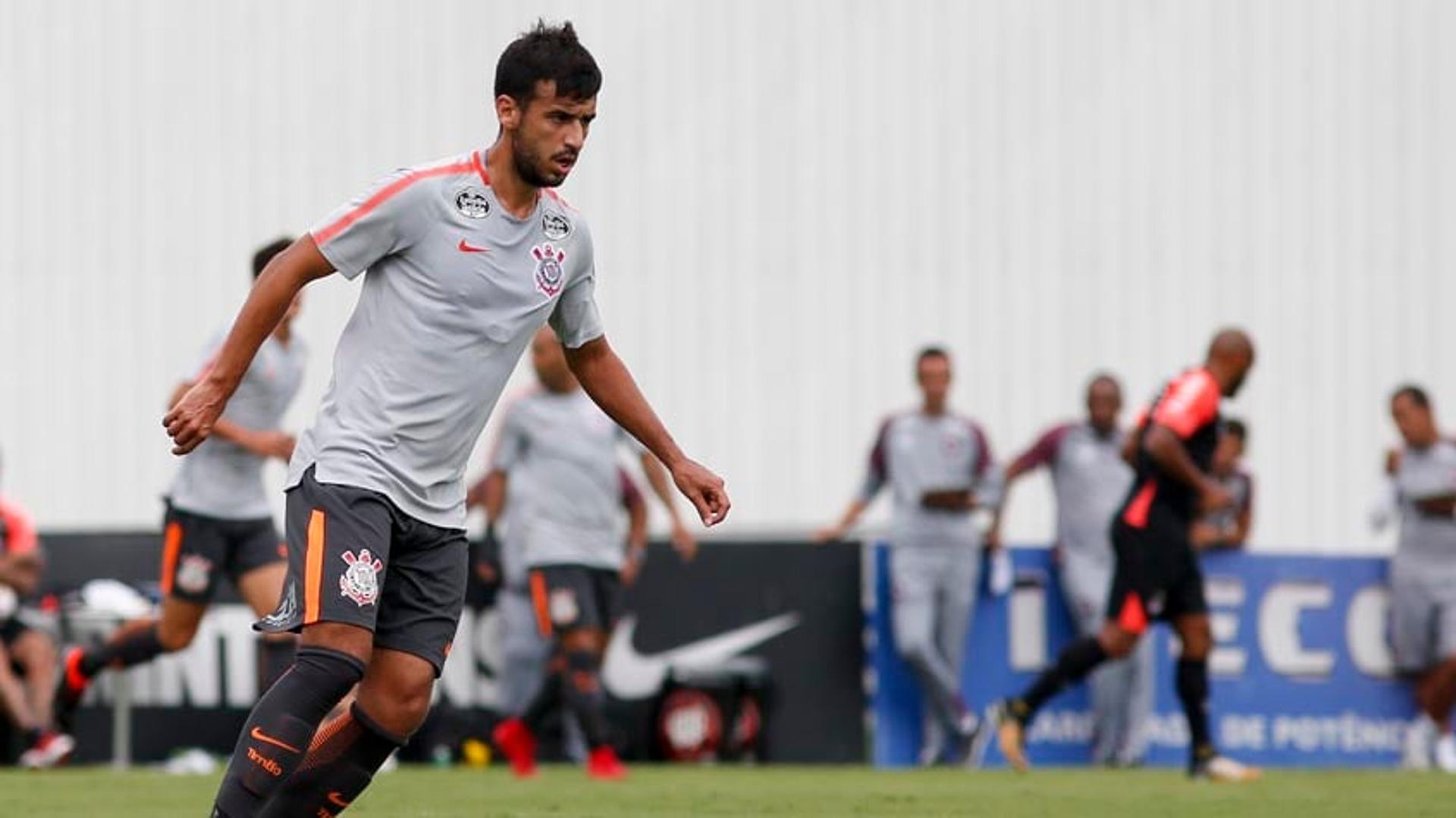 Camacho em treino do Corinthians